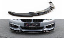 BMW 4-Serie F32 M-Sport 2013-2020 Frontläpp / Frontsplitter V.3 Maxton Design